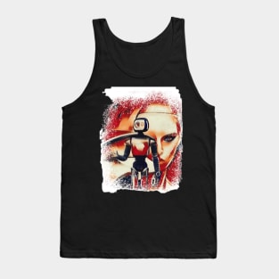 Sci-fi Robot art design Tank Top